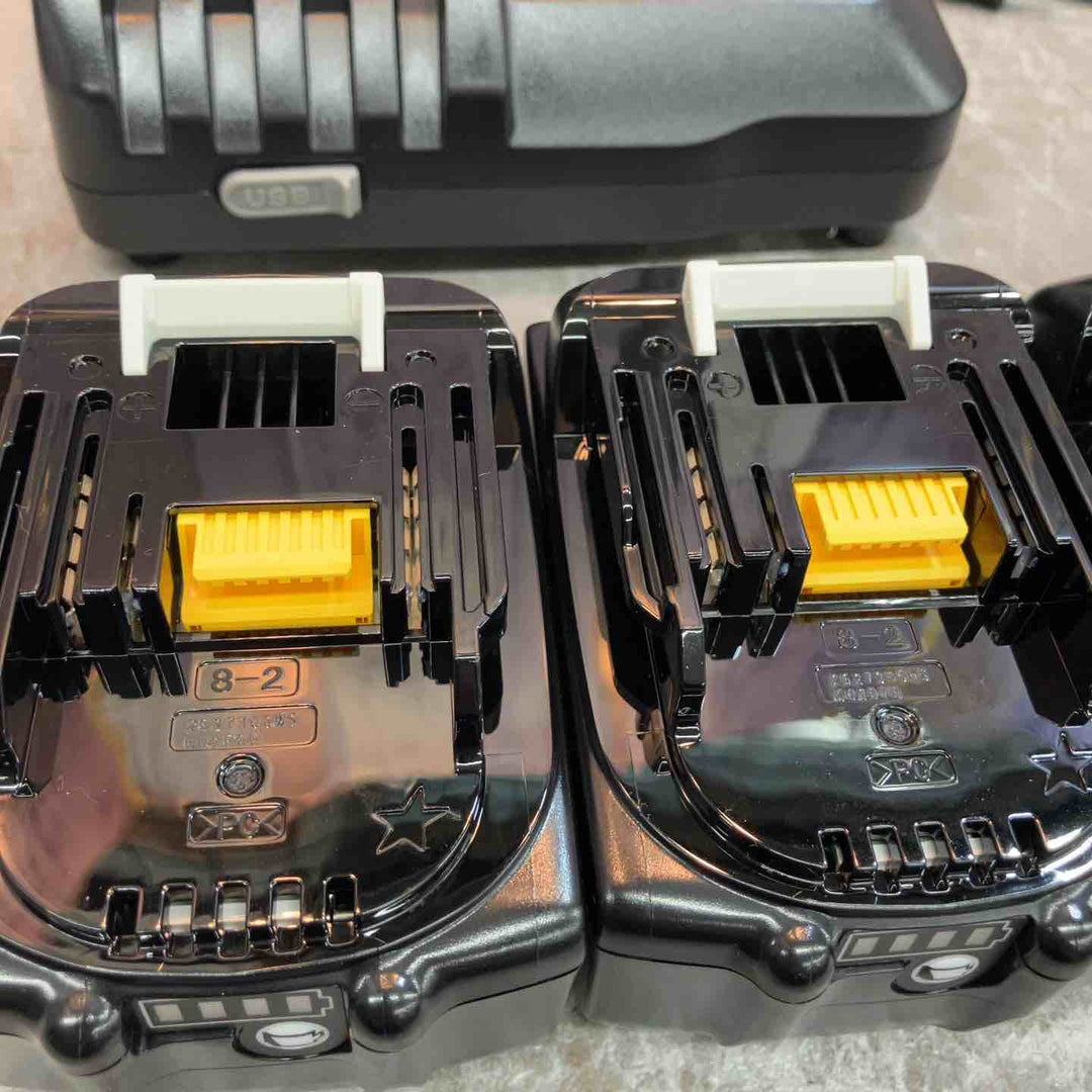 マキタ(makita) リチウムイオンバッテリー 18V/6.0Ah BL1860B 4個＋急速充電器 DC18RF 2個 セット【八潮店】