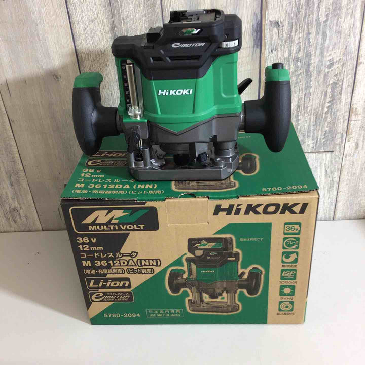 【未使用】★ハイコーキ(HIKOKI ※旧:日立工機) コードレスルーター M3612DA(NN)【戸田店】