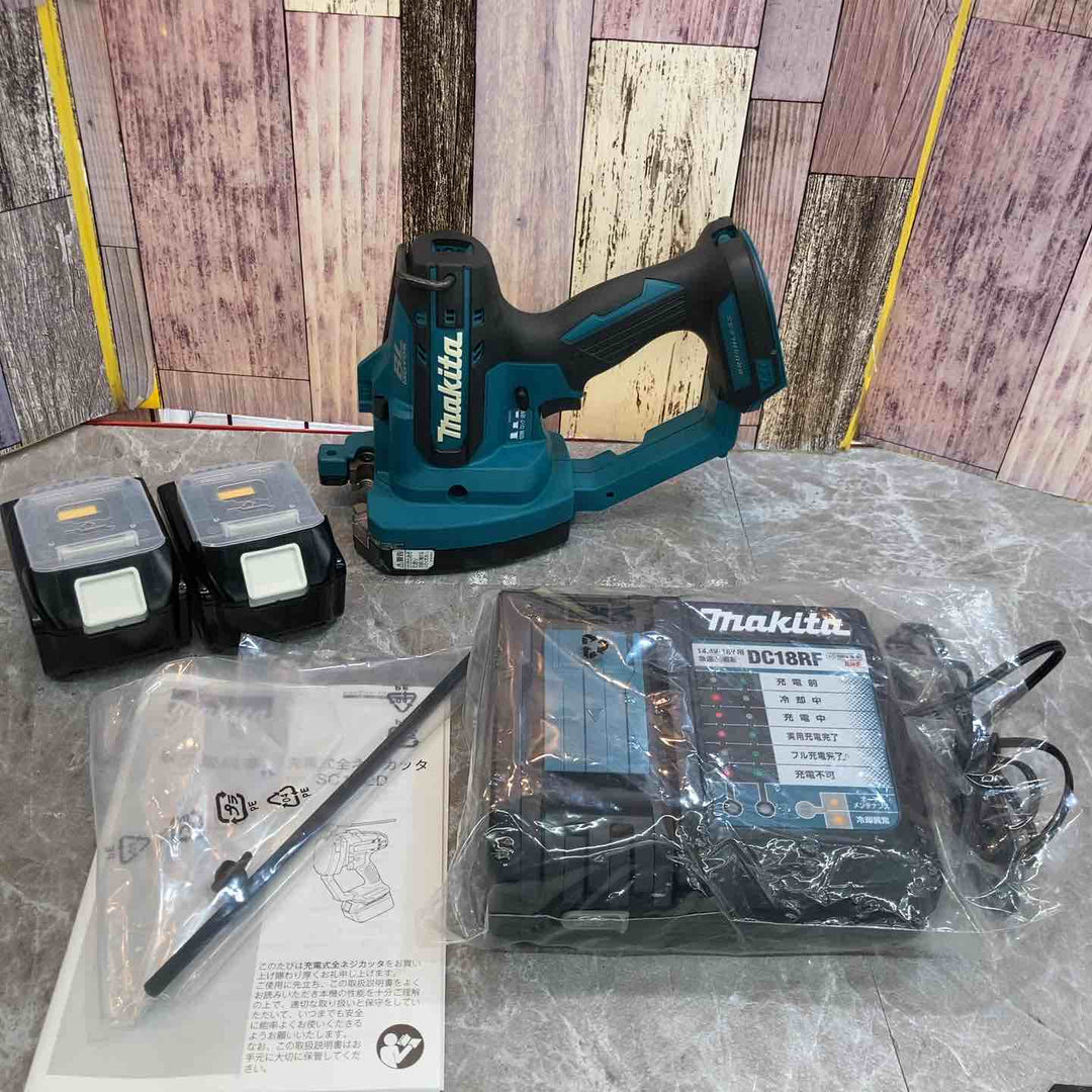 【中古品 美品】マキタ makita コードレス全ネジカッター SC102DRGX バッテリー2個付 刃のカバー無し【八潮店】