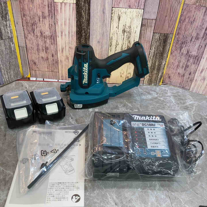 【中古品 美品】マキタ makita コードレス全ネジカッター SC102DRGX バッテリー2個付 刃のカバー無し【八潮店】