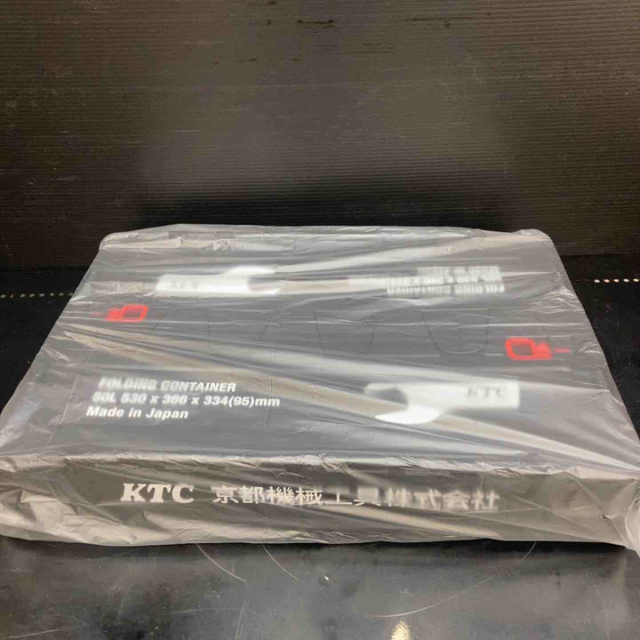 KTC(京都機械工具) 折りたたみコンテナ 50L 2個セット　赤・黒　各1個【川越店】