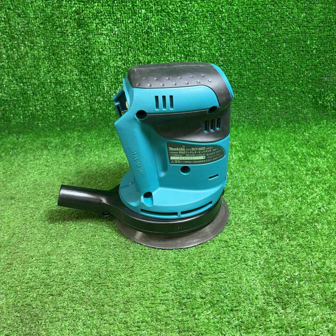 マキタ(Makita) 125ミリ充電式ランダムオービット 18V6Ah バッテリ・充電器付 BO180DRG【藤沢店】