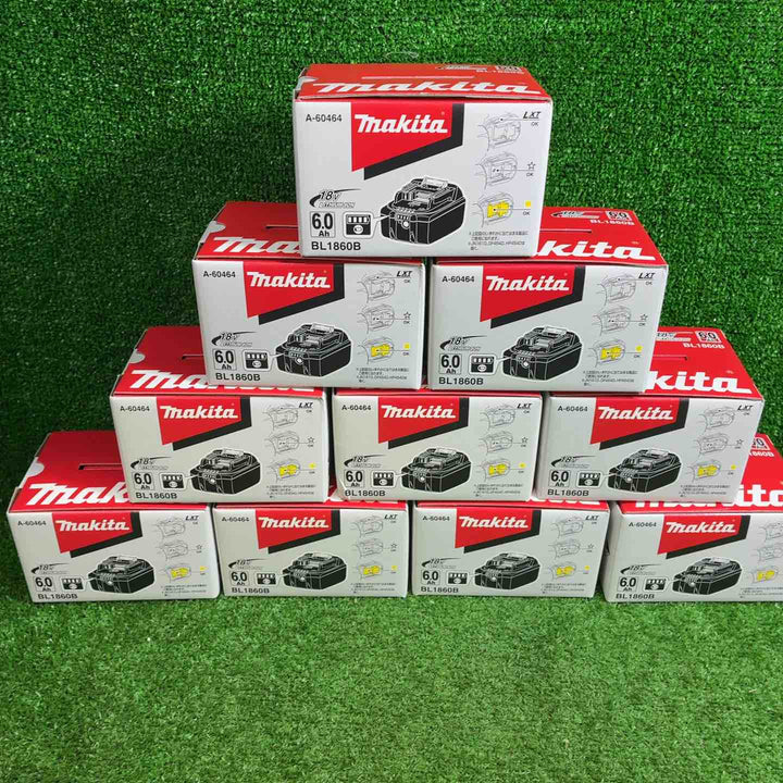 【10点まとめ売り】マキタ スライド式リチウムイオンバッテリ BL1860B 18V 6.0Ah【藤沢店】