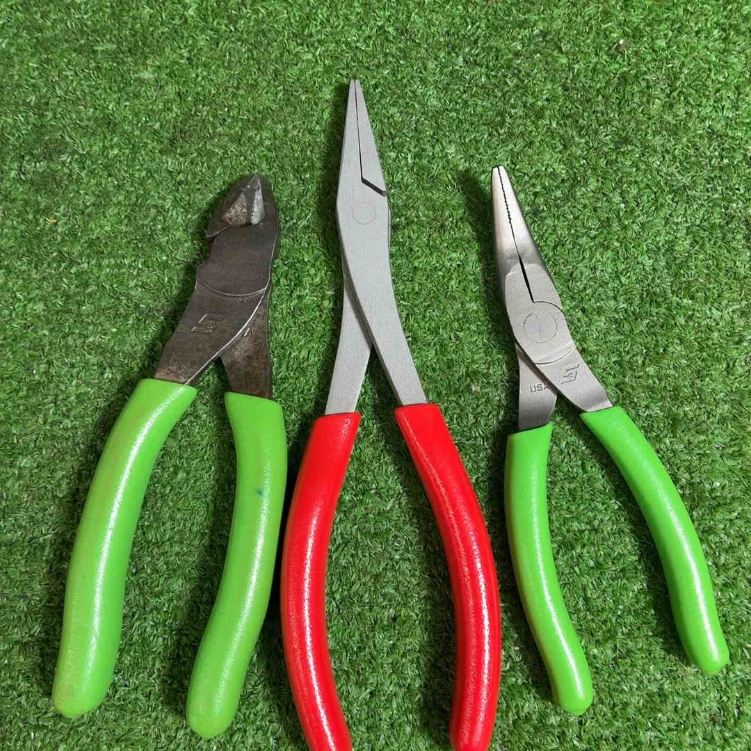 Snap-on スナップオン ニードルノーズプライヤー 94CF、95ACF、97ACF、ベントニードルプライヤー 495CF、ダックビルプライヤー 61ACP、ニッパー【藤沢店】
