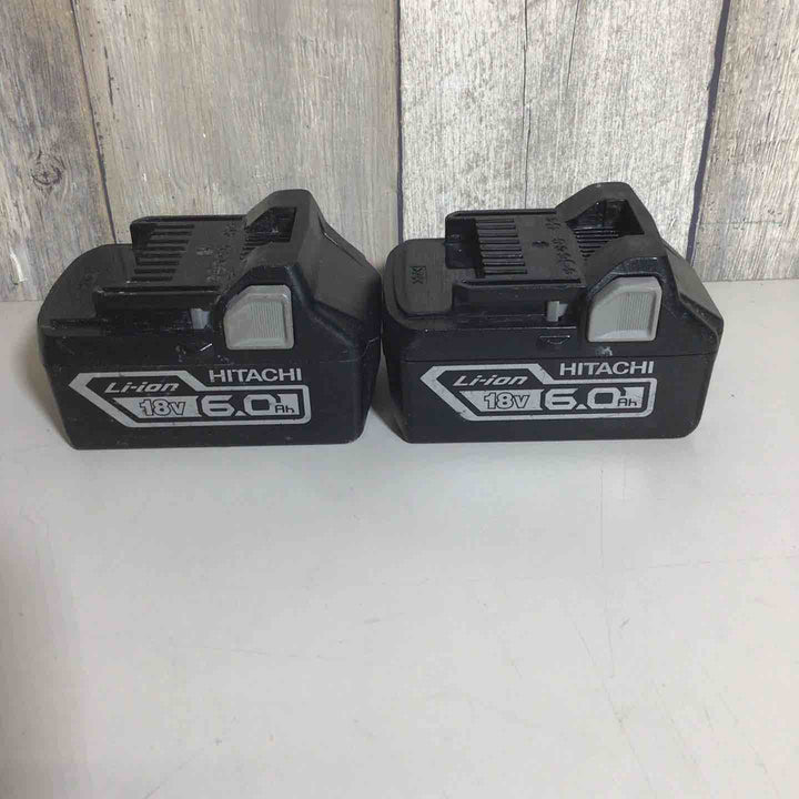 ハイコーキ HIKOKI 日立 リチウムイオンバッテリー 18V/6.0Ah BSL1860 バッテリー 2個 純正 純正品 【戸田店】