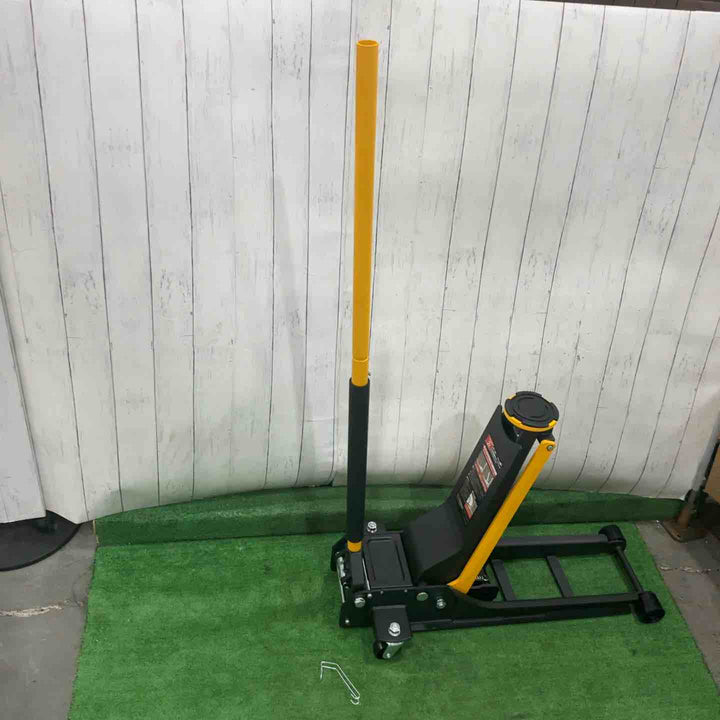 【店頭受取り限定】メルテックプラス 2t油圧超低床ガレージジャッキ エクストラハイリフト 最高値/最低値 615/75mm ツインピストン ラバー付 MeltecPlus MP-20T 動作確認済【川口店】