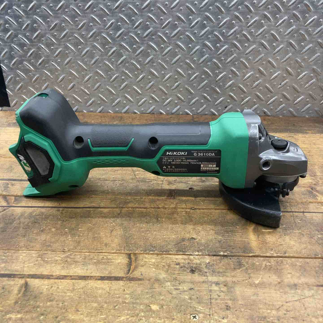 ★ハイコーキ(HIKOKI ※旧:日立工機) 100mmコードレスディスクグラインダ G3610DA(XP)【所沢店】