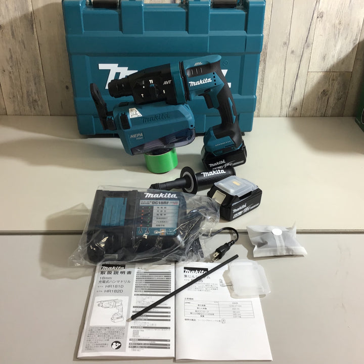 【未使用品】★マキタ makita 18V コードレスハンマドリル HR182DRGXV 【戸田店】