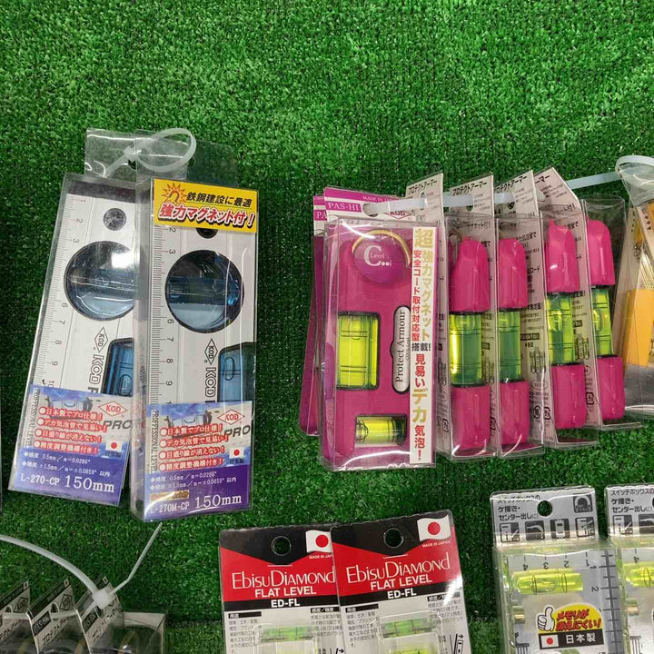 マグネット付き 磁石 エビスダイヤモンド シンワ ＫＯＤ 等 水平器44点【桶川店】