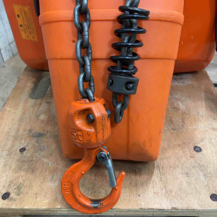 【中古品/店頭受取り限定】象印(ELEPHANT) 電動チェーンブロック SA型 耐荷重0.5t(500kg) 100V【東大和店】