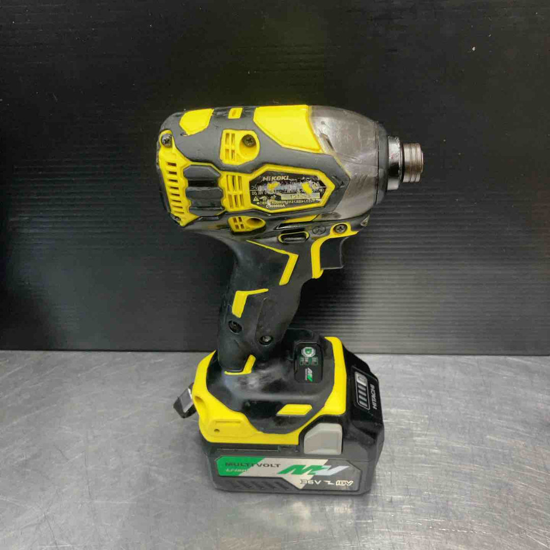 【中古品】 ハイコーキ(HIKOKI ※旧:日立工機) 36V コードレスインパクトドライバー WH36DA(NNBY) フルセット 【東大和店】