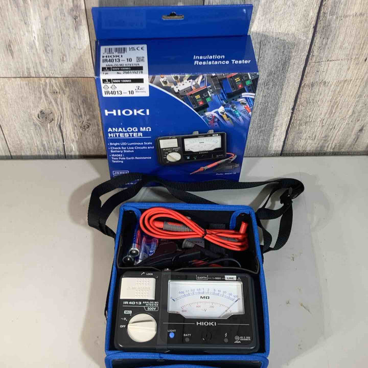 ▼HIOKI アナログメグオームハイテスタ IR4013-10 絶縁抵抗計 単レンジ【戸田店】
