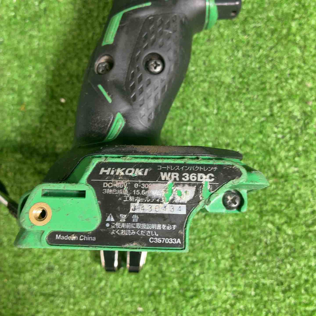 【中古品】 ハイコーキ(HIKOKI ※旧:日立工機) コードレスインパクトレンチ WR36DC(NN) 【藤沢店】