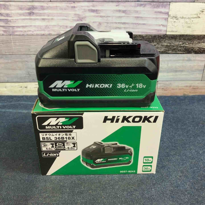 ★ハイコーキ(HIKOKI ※旧:日立工機) リチウムイオンバッテリー 36V/4.0Ah BSL36B18X【八潮店】