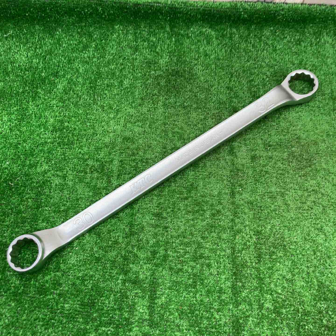 KTC 京都機械工具 45°×6°ロングめがねレンチ M5-3032【富山店】◇BR