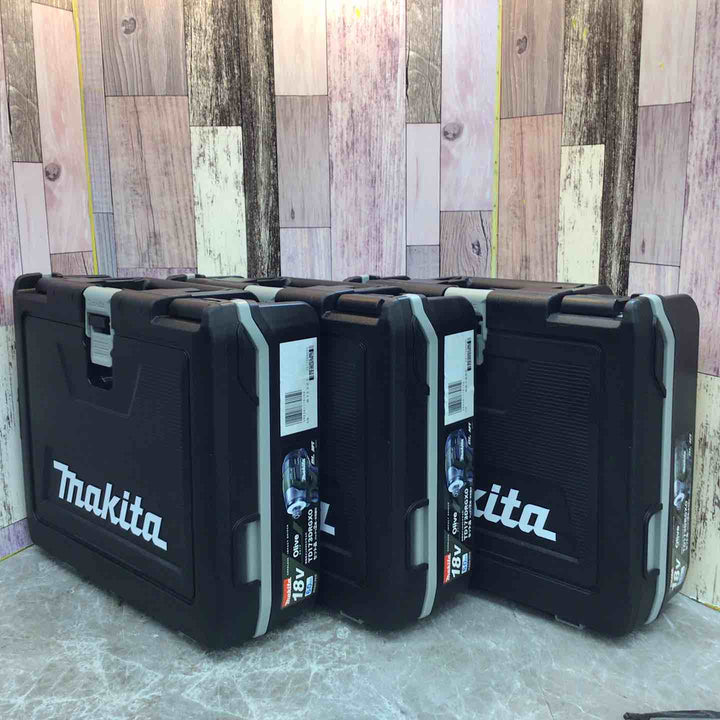 【未使用品】3台セット makita マキタ TD173DRGXO 18V 充電式インパクトドライバ【八潮店】