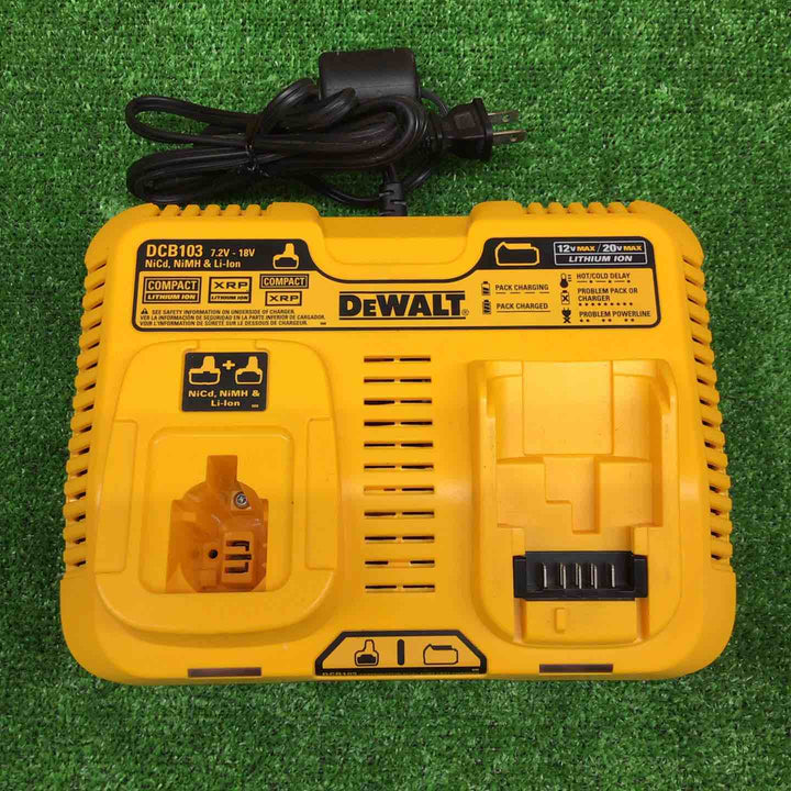 【中古品】 DEWALT/デウォルト コンビネーションチャージャー DCB103 【鴻巣店】