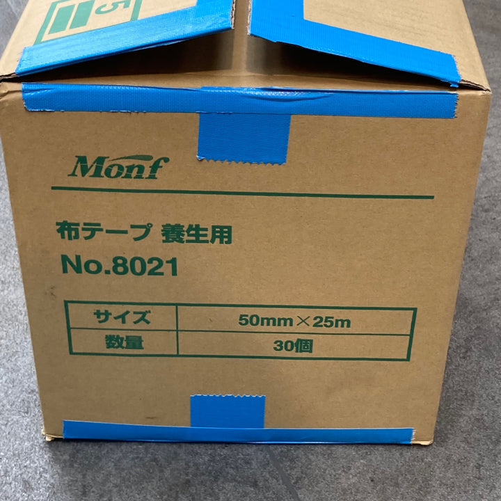 ▼古藤工業(Monf) 養生用布テープ テープ幅50mmテープ長さ25m 1箱【30巻】No.8021【川崎店】