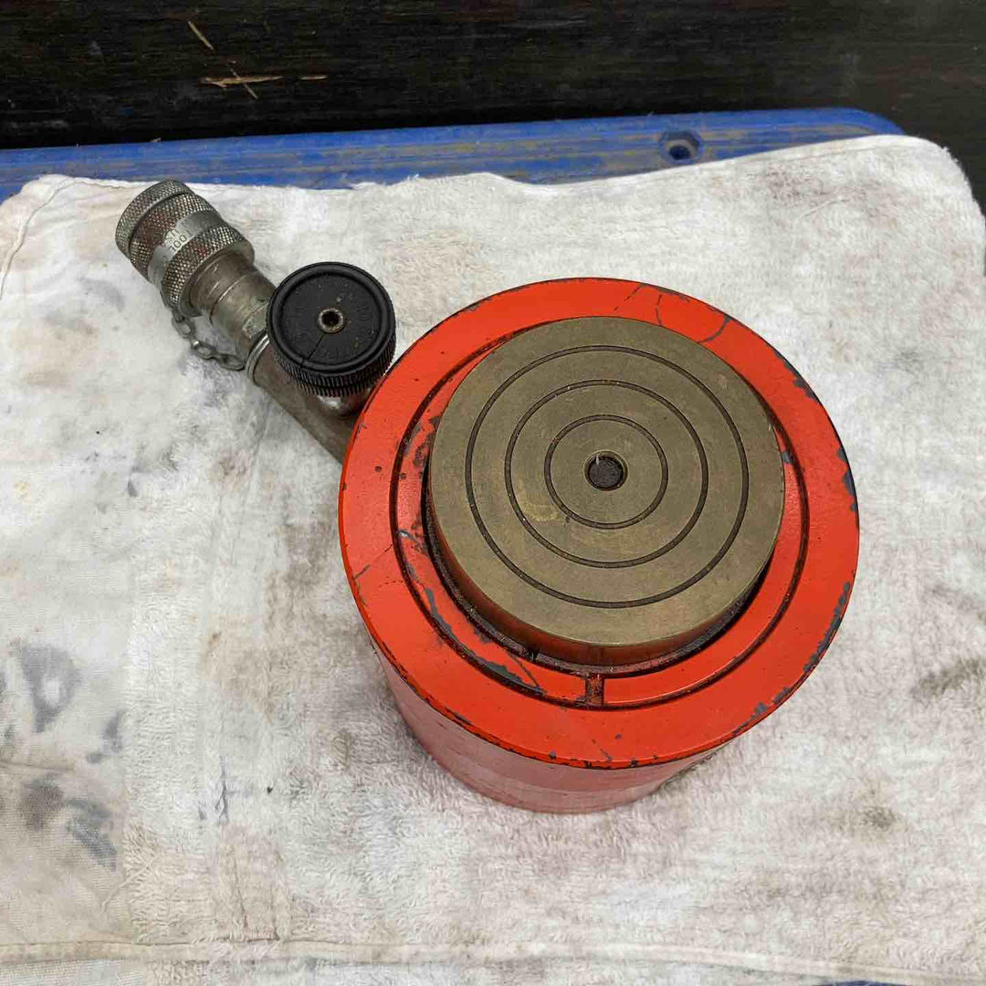 OTC SPX Power Team RSS502 ショートシリンダー 50t 2 3/8インチ ※動作未確認【八潮店】