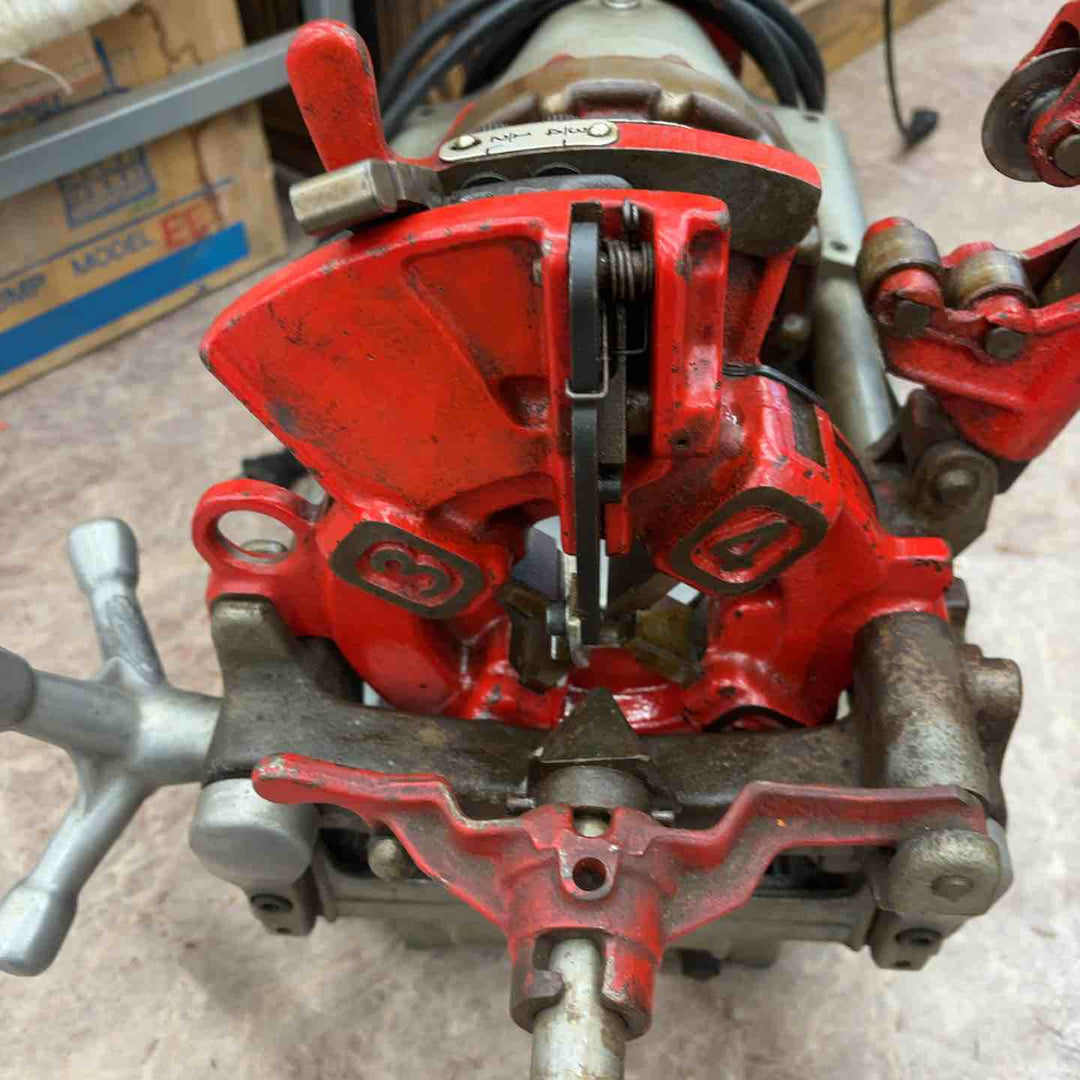 【店頭受取り限定】◇レッキス(REX) ねじ切り機 N40A3 N40AⅢダイヘッド2個付き(付属プラス1個)【所沢店】