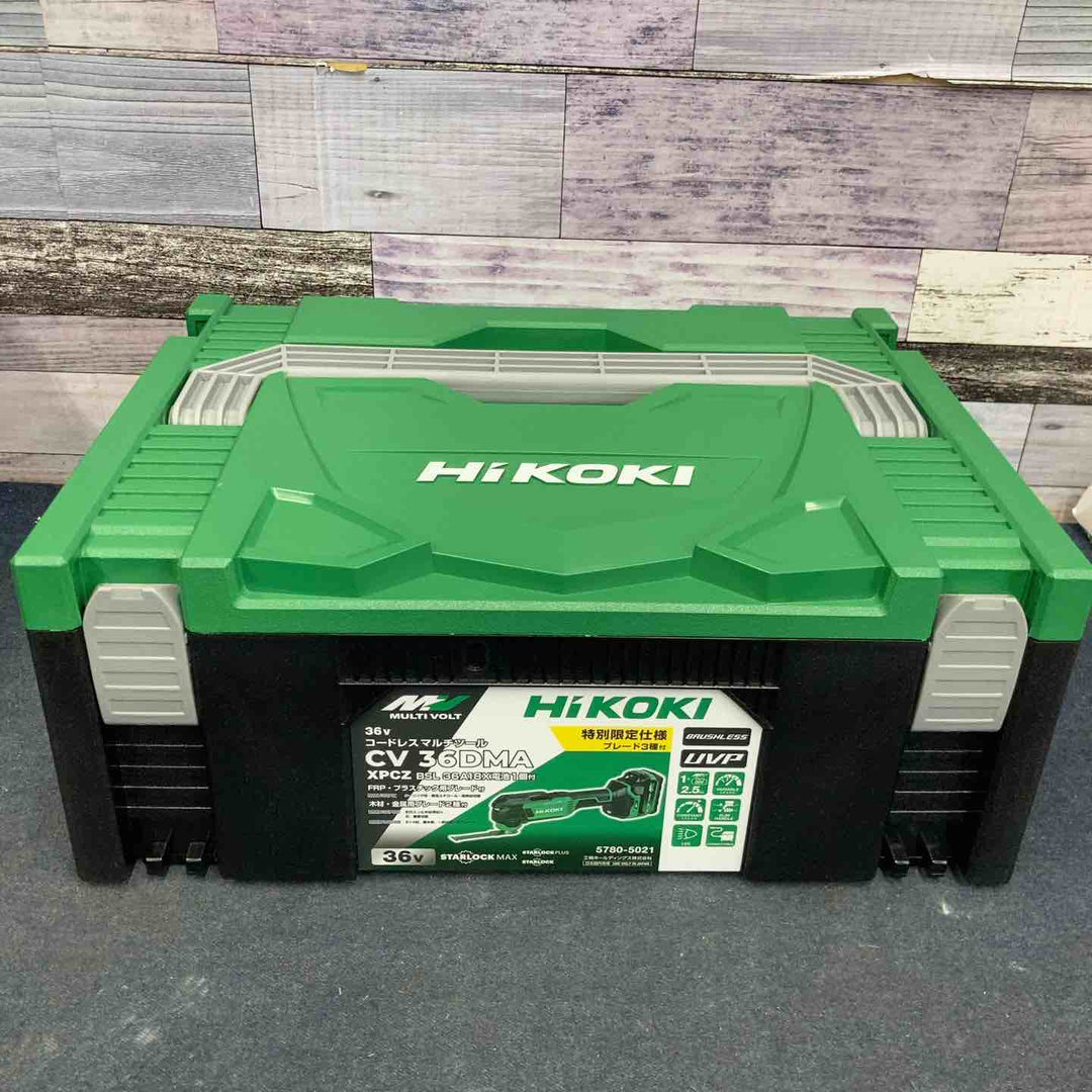 【未使用品】★ハイコーキ(HIKOKI ※旧:日立工機) コードレスマルチツール CV36DMA(XPZ) 36V バッテリー1個・充電器つき【八潮店】