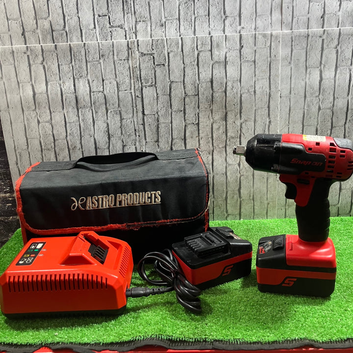 ◇スナップオン(Snap-on) 1/2Sq コードレスインパクトレンチ レッド CTJ8815A【川口店】