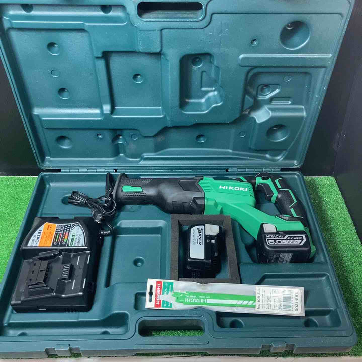 【美品】★ハイコーキ(HIKOKI ※旧:日立工機) コードレスセーバーソー CR14DBL(LYPK)【岩槻店】