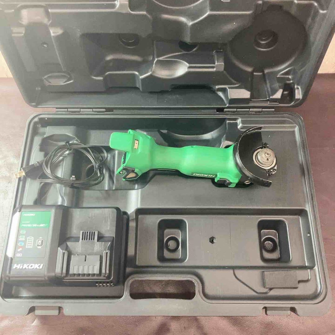 【中古品】ハイコーキ(HIKOKI ※旧:日立工機) 100mmコードレスディスクグラインダ G3610DA(NN) 充電器付属【東大和店】