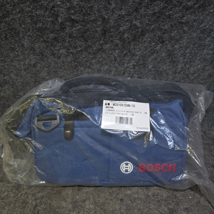 【特別特価！未使用品】BOSCH 切断砥石105mm(10枚入)x5箱 オリジナルバッグ付特別セット(MCD10510VM/50)【桶川店】