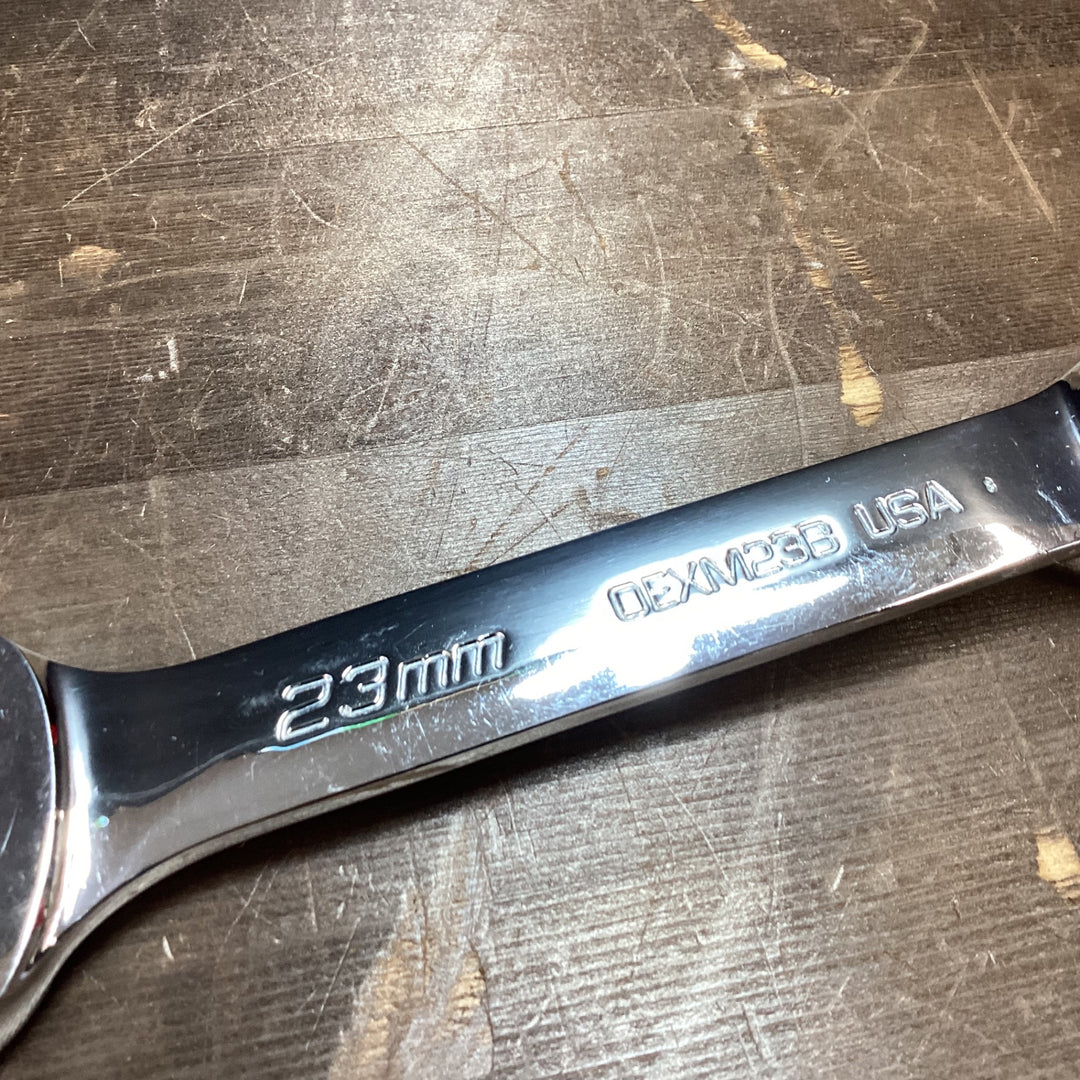 スナップオン ショートハンドル コンビネーションレンチ 23mm OEXM23B 【東大和店】