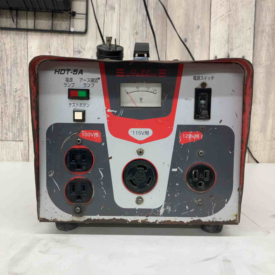 【中古品】◇コンセック(Hakken) ハッケン昇降圧器 ハードトランスHDT-5A⓶【戸田店】
