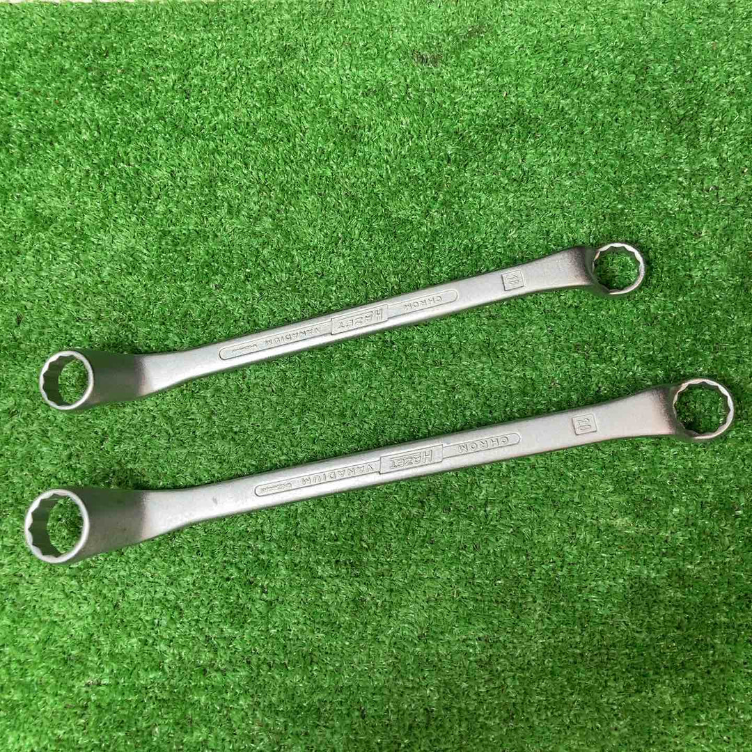 【美品】ハゼット(HAZET) ダブルボックスエンドレンチ(オフセットメガネ) 12本組 630 6mm-32mm【岩槻店】