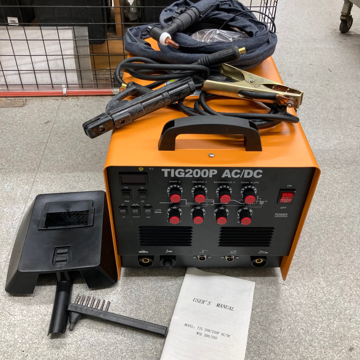【JUBA/ジューバ】TIG溶接機 TIG200P AC/DC 直流 交流 インバーター 200V 50/60Hz ステンレス溶接 アルミ溶接【八潮店】