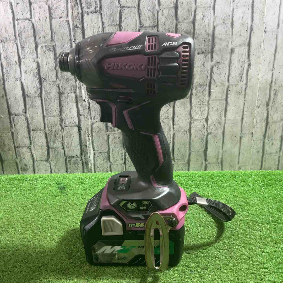 ★ハイコーキ(HIKOKI ※旧:日立工機) コードレスインパクトドライバー WH18DDL(2LSCK)(R) 動作確認済【川口店】