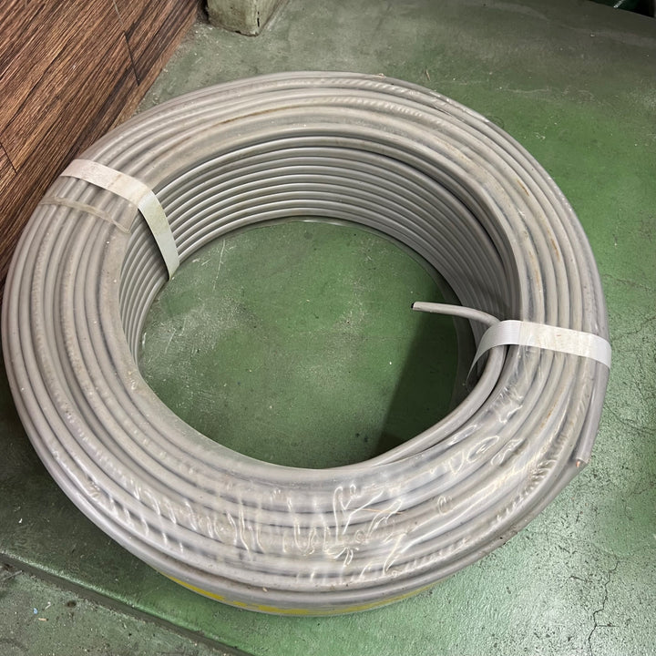 協和電線 VVFケーブル 600Vビニル絶縁ビニルシースケーブル 平形 2.0mm 2心 100m 灰色 VVF2.0×2C×100m【桶川店】