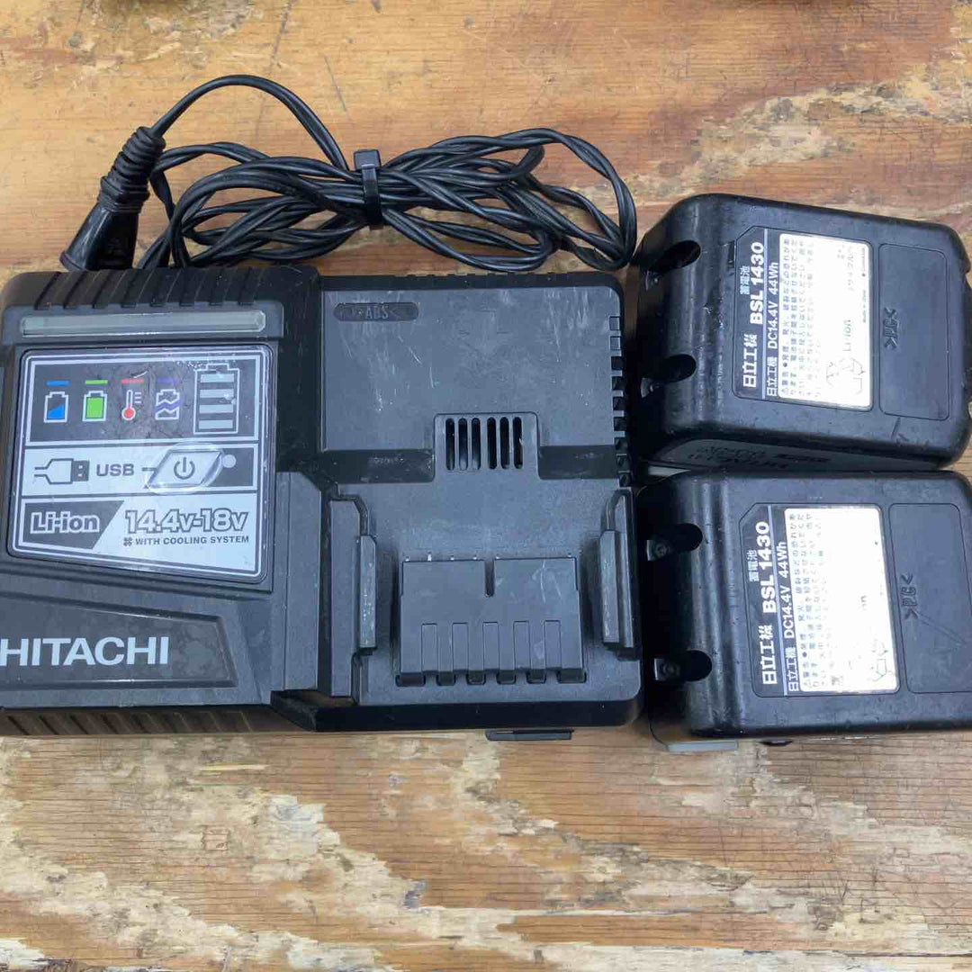 【中古品】★ハイコーキ HIKOKI ※旧:日立工機 コードレスインパクトドライバー WH14DSL2(2LSCK)(L) 14.4V フルセット【柏店】