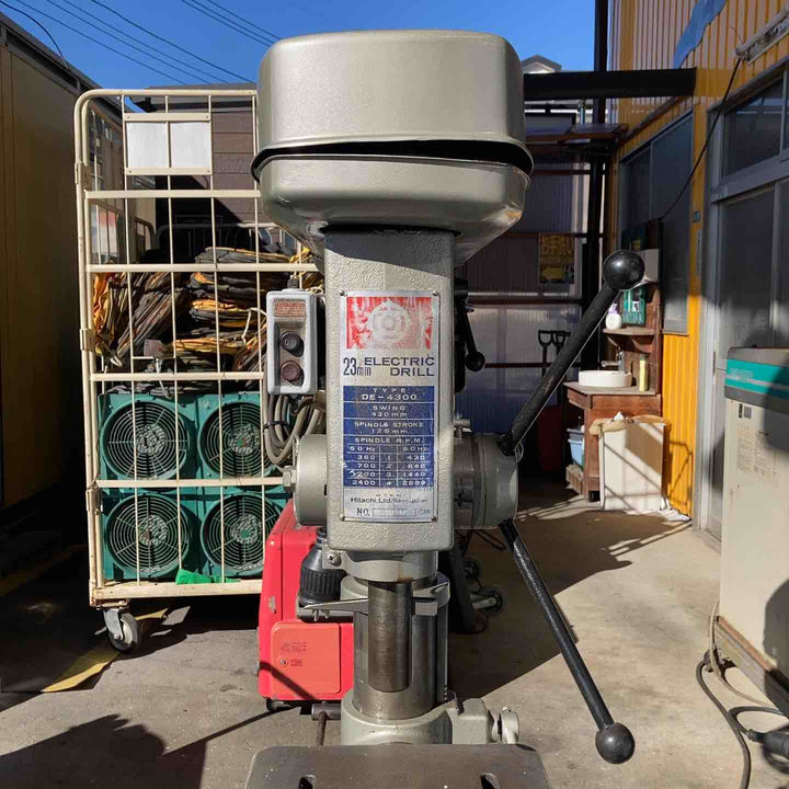 【店頭受取り限定】HITACHI 日立 23mm卓上ボール盤 DE-4300 200V【桶川店】