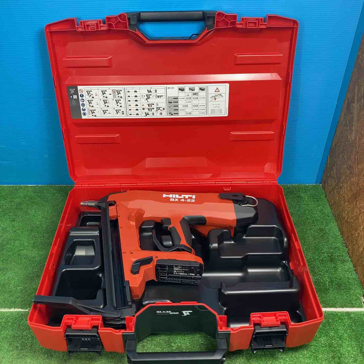 ★ヒルティ(Hilti) コードレスコンクリートネイラー(M&E版) BX 4-ME-22(フルセット バッテリー2個 22V 2.6Ah #3961806)【岩槻店】