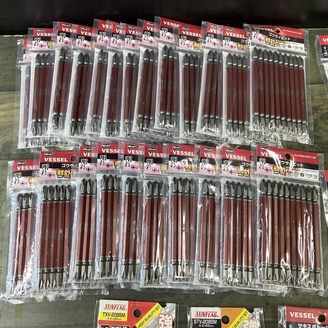 【大特価まとめ売り！・未使用品】ビット10本入り 42パックまとめ売り 六角軸6.35mm インパクトドライバー用【東大和店】