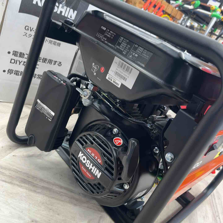 【店頭受取り限定】工進(KOSHIN) スタンダード 発電機 (定格出力2.3kVA) GV-2300【越谷店】
