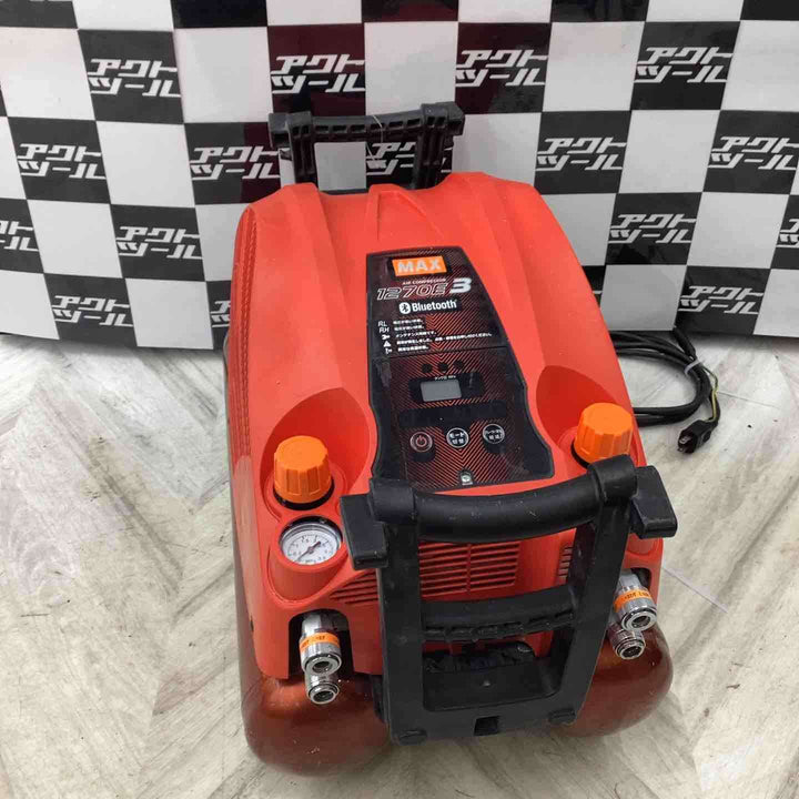 ★マックス(MAX) エアコンプレッサー AK-HH1270E3_レッド【越谷店】
