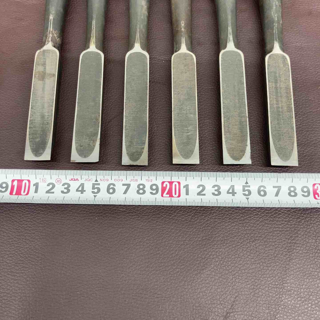 【超お得】 【まとめ売り】 【中古美品】 鑿 石流 同サイズ6本セット のみ 鉋 かんな 鋸 大工 和工具 骨董品 【東大和店】