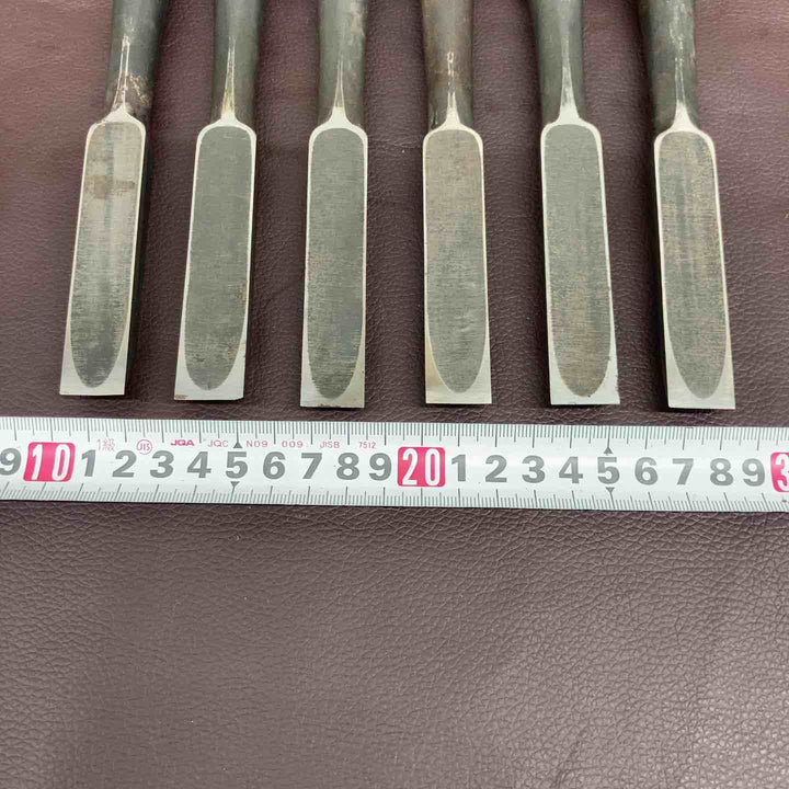 【超お得】 【まとめ売り】 【中古美品】 鑿 石流 同サイズ6本セット のみ 鉋 かんな 鋸 大工 和工具 骨董品 【東大和店】