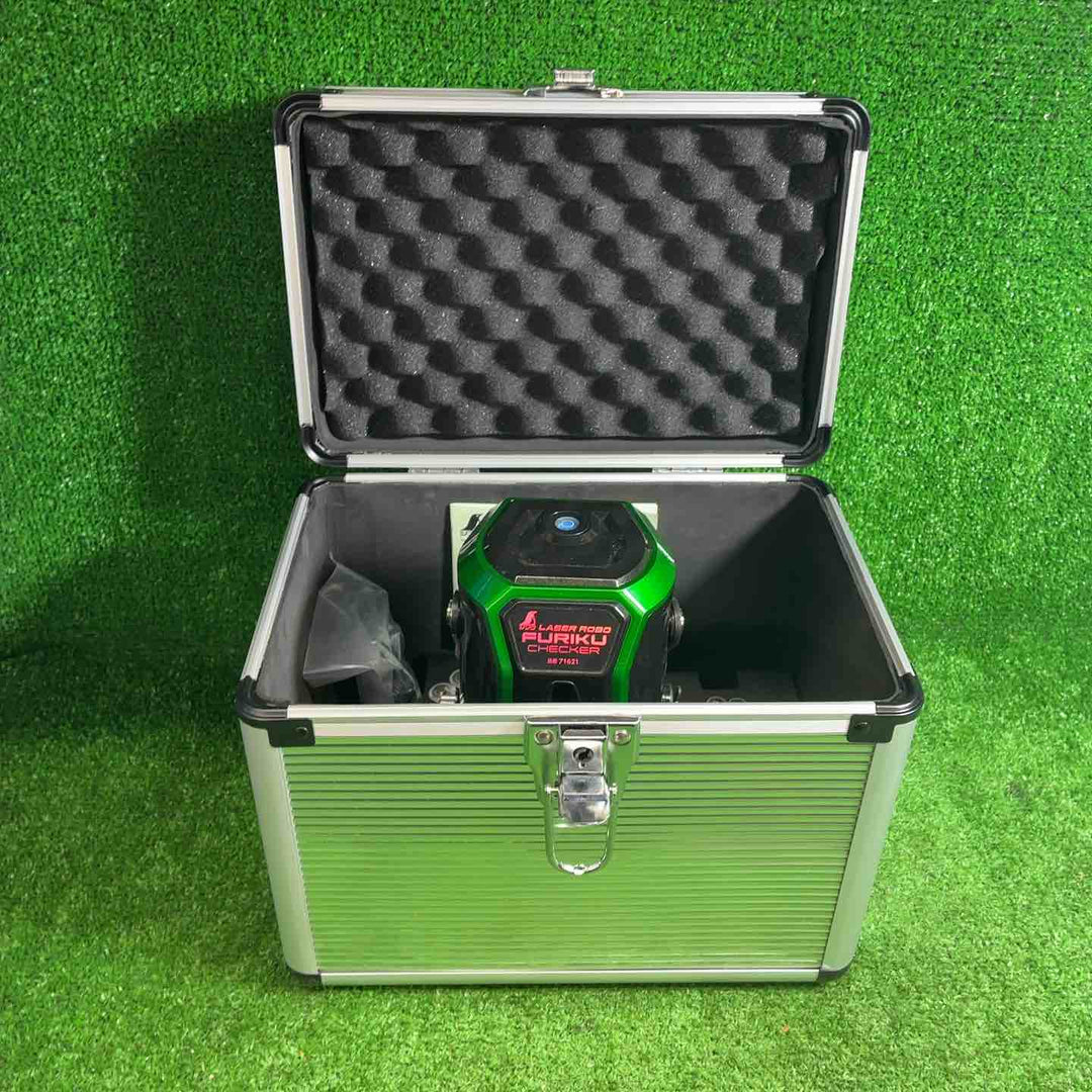 【未使用品】 シンワ測定 レーザー墨出し器 不陸チェッカー グリーン 71621 レーザーロボ 【藤沢店】
