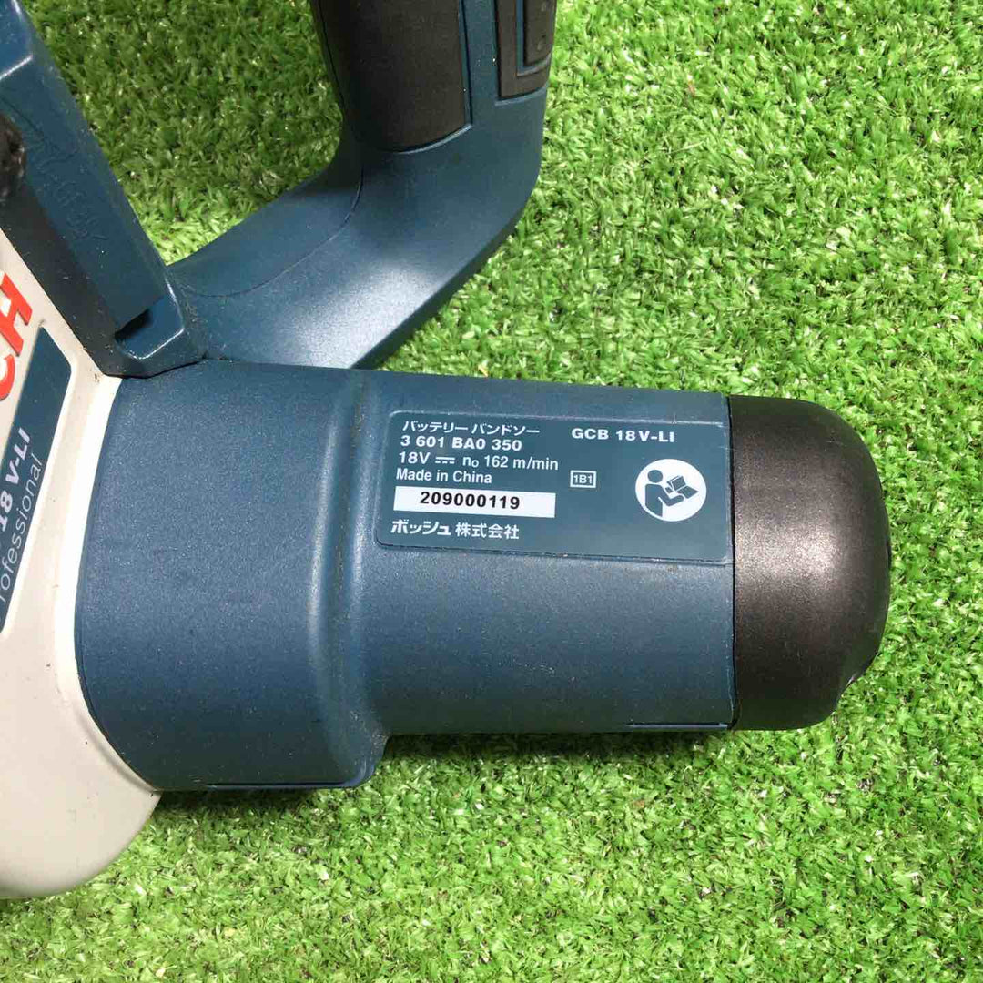 ◇ボッシュ(BOSCH) 18Vバッテリーバンドソー〔GCB18V-LI〕【川口店】