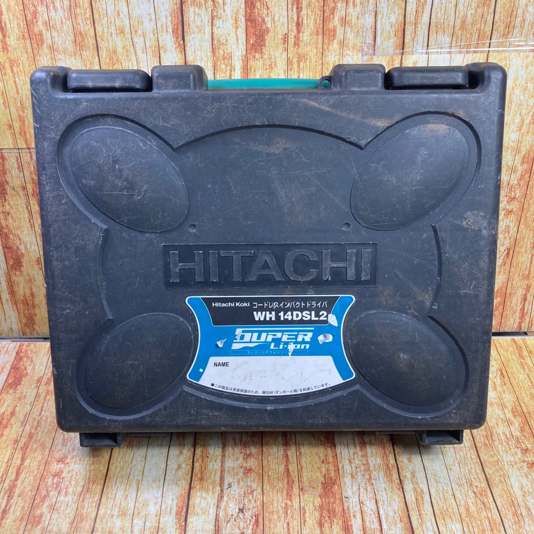 ハイコーキ(HIKOKI ※旧:日立工機) コードレスインパクトドライバー WH14DSL2(2LSCK)(L)【川崎店】