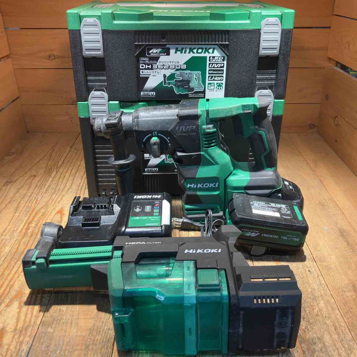 【中古品】ハイコーキ(HIKOKI ※旧:日立工機) コードレスハンマドリル DH3628DB(2WPZ)【所沢店】