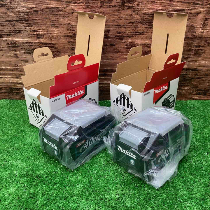 【未使用】在庫処分 makita(マキタ) 40Vmaxリチウムイオンバッテリ BL4040 2個セット【川越店】