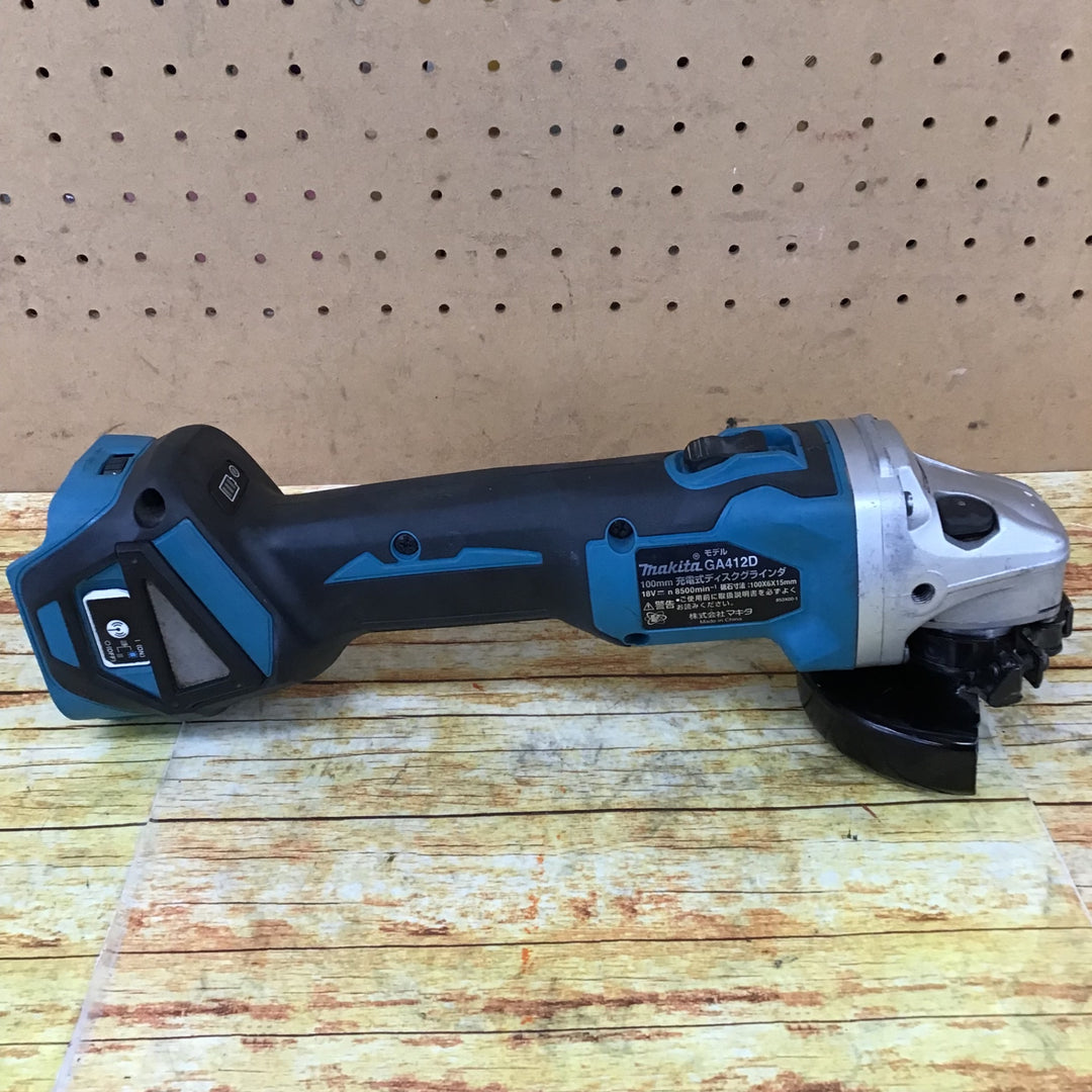 ★マキタ(makita) 100mmコードレスディスクグラインダ GA412DZ【川崎店】