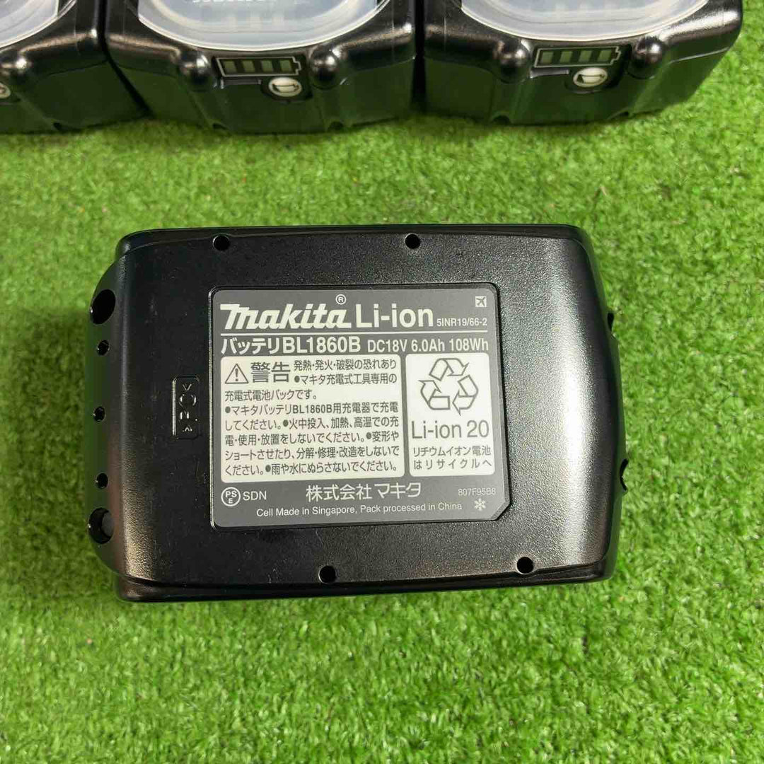 【８個セット】マキタ(makita) リチウムイオンバッテリー 18V/6.0Ah BL1860B【藤沢店】